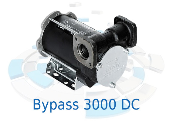 Displacement, self-priming, rotary electric vane pumps for the transfer of diesel fuel equipped with by-pass valve.